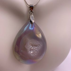 White quartz necklace